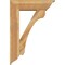 Ekena Millwork Legacy Traditional Rough Sawn Bracket w/ Offset Brace, Western Red Cedar, 8"W x 28"D x 40"H BKT0806X28X40LEC01RWR - alternate 3